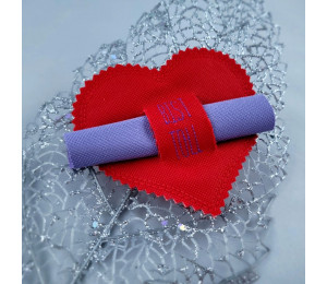 Stickserie - 9 ITH Herzen mit Schlitz